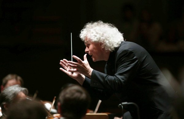 Sir Simon Rattle<br>Sir Simon conducts the esteemed Berlin Philharmonic. The British subject has been a Berlin resident for nearly a decade and is both an avid promoter of contemporary classical music and a Liverpool FC fan.Photo: DPA