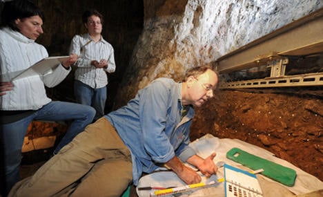 Stone Age paintings found in Swabia