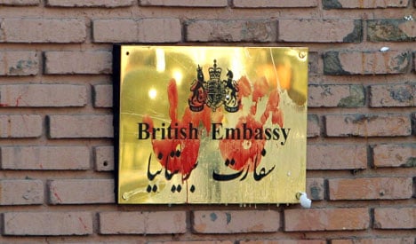 Berlin recalls Iran envoy over UK embassy attack