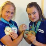Women arm wrestlers bring home the gold