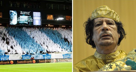 Qaddafi wanted to buy Malmö FF: report