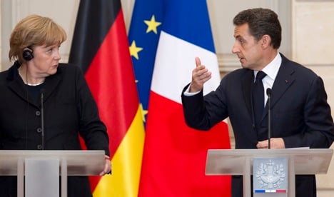 Merkel and Sarkozy call for new euro pact