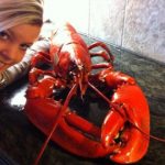 Swedish teen shells out for giant lobster