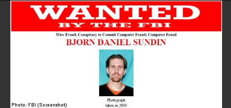 Swedish hacker on FBI 'most wanted' list