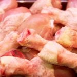 Chicken infected with antibiotic-resistant germs