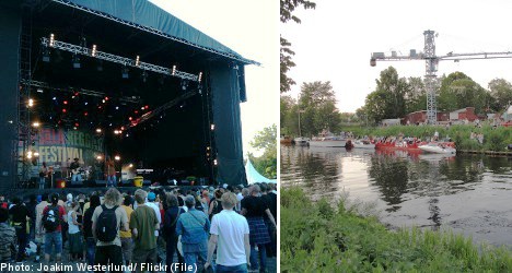 Festivalgoers' pee pollutes Swedish river