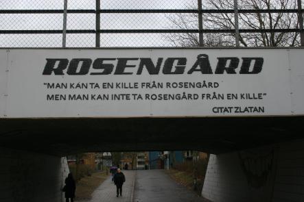Welcome to Rosengård<br>A message from ZlatanPhoto: Patrick Reilly