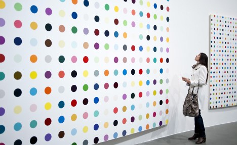 Damien Hirst row leaves holes in art magazine