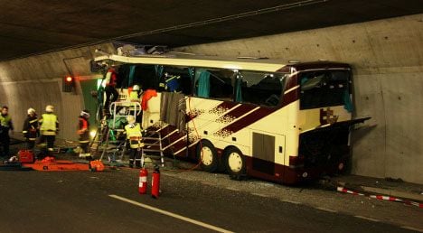 Families fly to scene of fatal Swiss bus crash