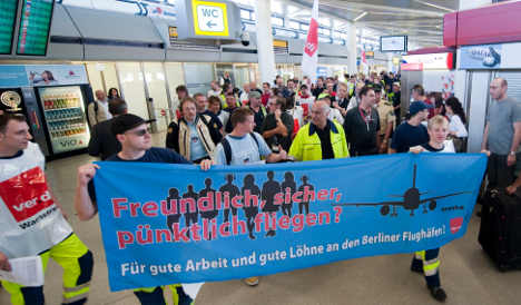 Ground workers strike at Berlin’s Tegel airport