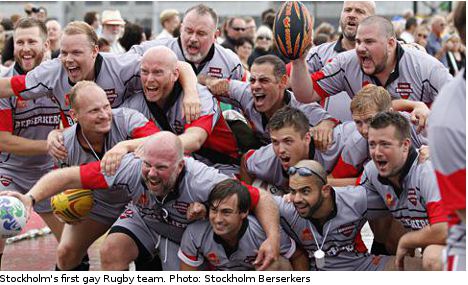 Gay rugby in Stockholm 'stirs the imagination'