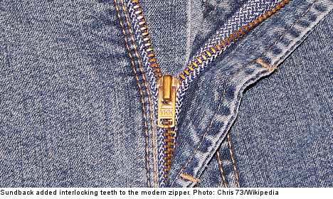 Google hails Swede who perfected the zipper