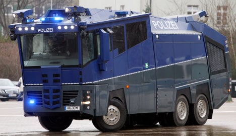 High-tech water cannon ready for Berlin May Day