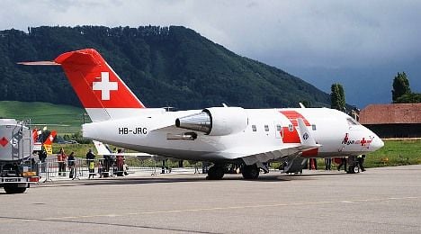 Swiss air rescue flying injured US soldiers