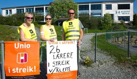 Norway public sector workers go on strike