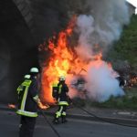 Three die in fireball car crash