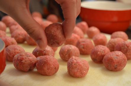 How to cook Swedish Meatballs<br>That's how the meatballs should look. Not too difficult.Photo: Susann Eberlein