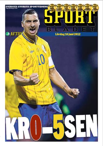 And just to make sure every base was covered, the Swedish tabloid produced a prediction of what their own front page would look like, come Saturday morning.Photo: Aftonbladet