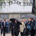 Football delegation visits Auschwitz
