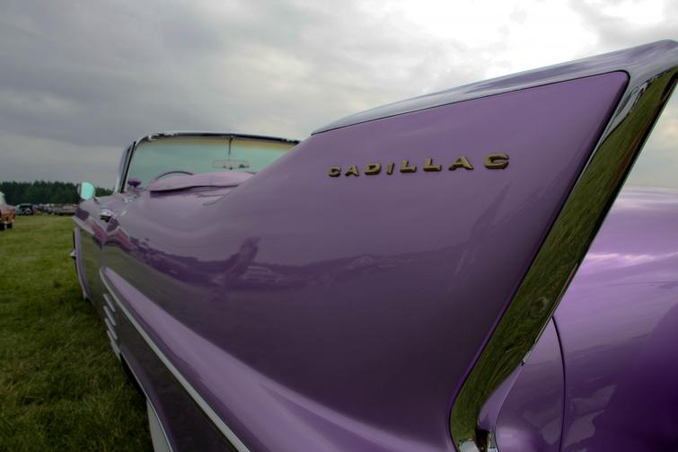 Purple Cadillac<br>Polished to perfection, this was one of the more colourful cars at the Meet.Photo: Nathalie Rothschild
