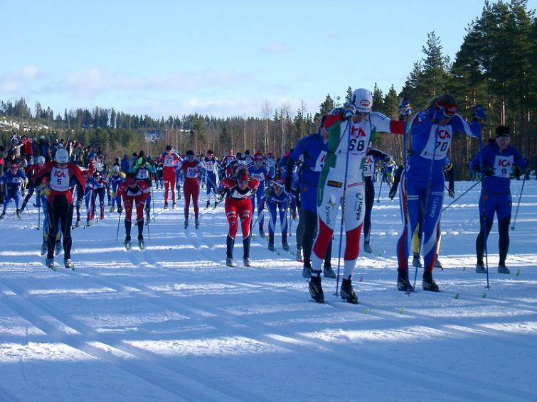 Vasa Loppet<br>Vasa Loppet, an annual ski race held in March with around 15,000 participants each year, which starts in Sälen and ends in Mora.Photo: Steven Hale/Wikipedia (file)