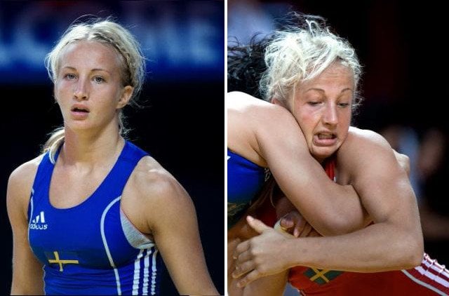 Wrestling <br>Persson: “She (Sofia Matsson) fought against Nerell for the place in the Olympics and was probably chosen because Nerell had been beaten several times by the undefeated wrestler from Japan.”Photo: Photo: Patrick Magnusson/Svenska Brottningsförbundet