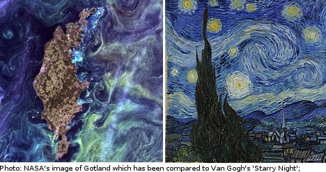 Gotland pic voted top in NASA 'Earth as Art' poll
