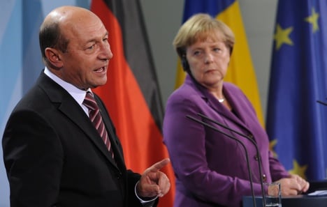Merkel takes Romanian envoy to task over crisis
