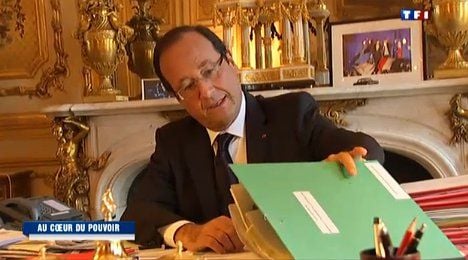 Secret files revealed in Hollande TV feature