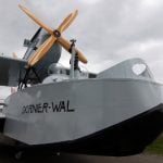 Replica of Amundsen’s seaplane goes on show