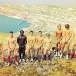Norway footballers get their kit off for fans