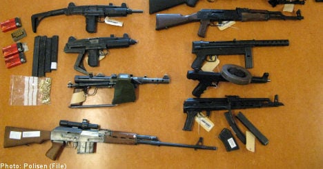 Stockholm police seize record number of guns