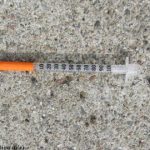 Pre-schoolers to hospital after syringe find
