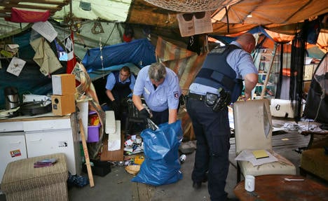 Clearing begins at Frankfurt ‘Occupy’ camp