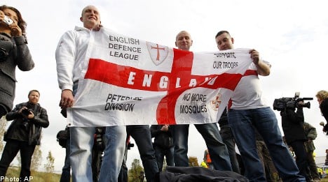 EDL in Stockholm for 'counter-jihad' meet
