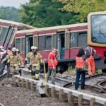 Six hurt as train derails in Berlin