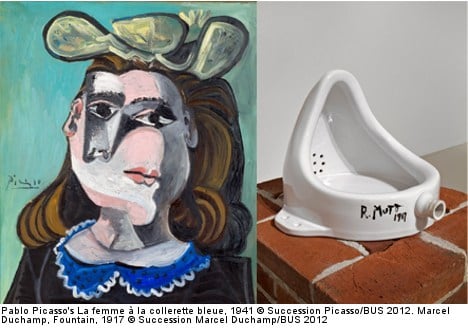 Picasso and Duchamp face-off in Stockholm art exhhibit