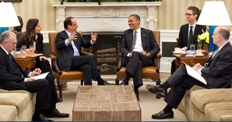 Obama and Hollande pledge growth and stability