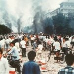 Helmut Schmidt defends Tiananmen massacre