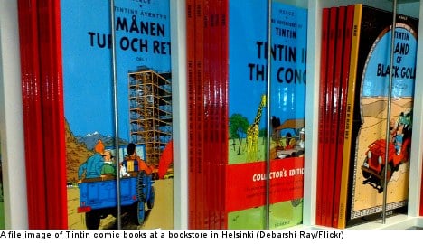 Tintin comics 'too racist' for Stockholm library