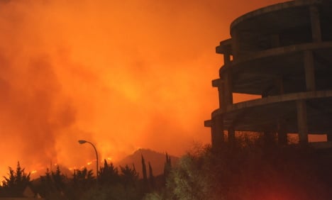 German thought dead in Spanish wildfires