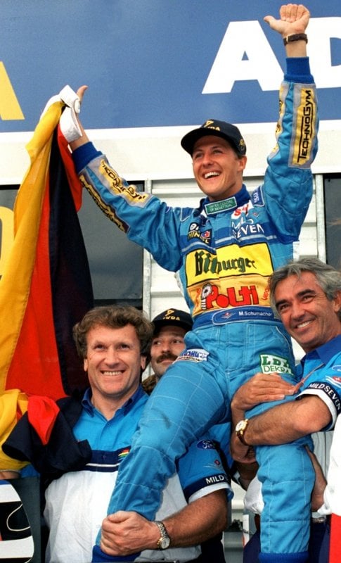 The first of seven world championships came in Adelaide, Australia, in 1994, for Benetton.Photo: do