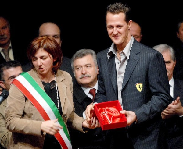 After a glittering run for the Scuderia, Schumacher was made honorary citizen of Maranello, where Ferrari is based, in 2006.Photo: DPA