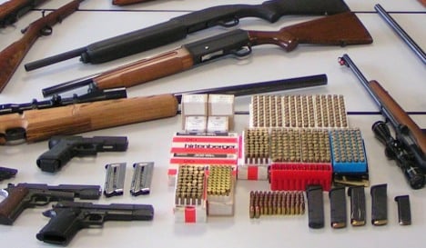 Doctor hid 700 guns and stash of ammunition