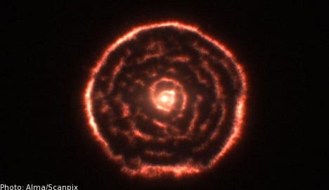 Swedish astronomers in giant star death find