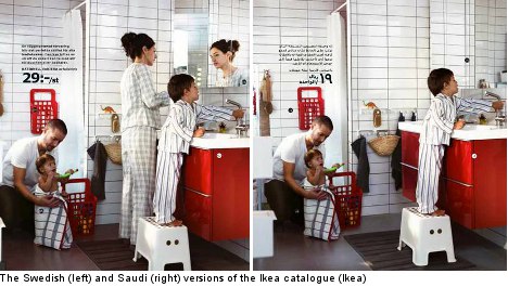 Ikea 'sorry' for erasing women in Saudi book