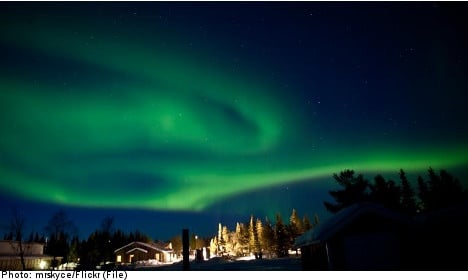 Mad tourist rush to see Sweden's northern lights