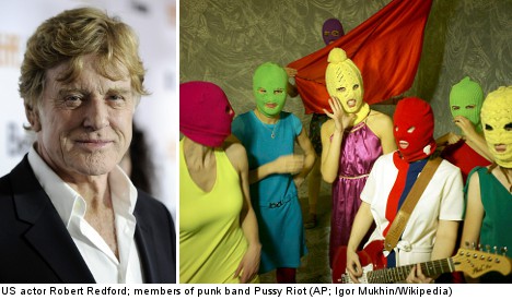 Power, Pussy Riot and Redford hit Stockholm