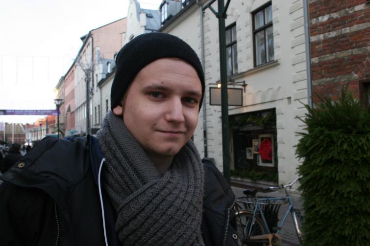 Robert Dahlberg, 20 (visiting from Stockholm)<br>Malmö is still Malmö whether he got five years or 25 years in prison. It's a little bit scary to read about some of the things that go on here but personally I do not feel afraid when I come here to visit.Photo: Patrick Reilly