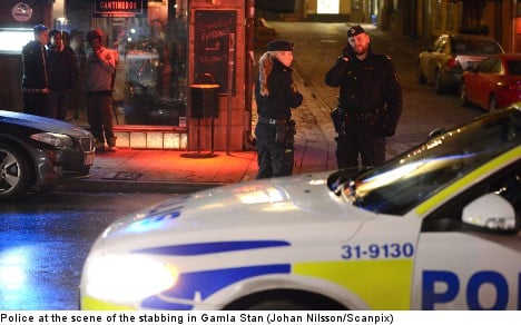 Man hospitalized after Gamla Stan stabbing